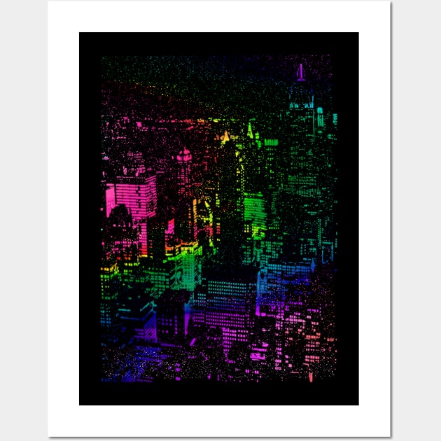 City lights Wall Art by clingcling